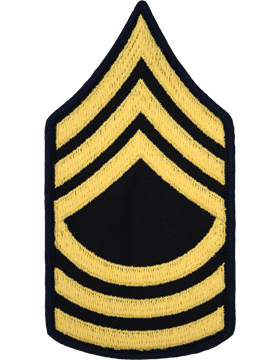Military Gold on Green Army Dress Chevrons