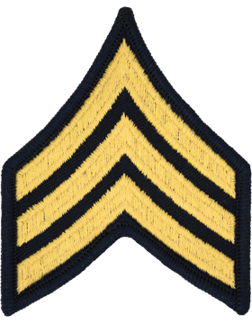 Military Gold on Green Army Dress Chevrons