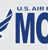 Mitchell Proffitt US Air Force Mom 3" x 6.25" Window Decal