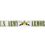 Mitchell Proffitt U.S. Army Armor Window Strip Decal