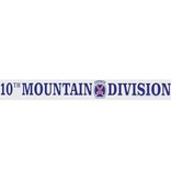 Mitchell Proffitt 10th Mountain Division Window Strip Decal