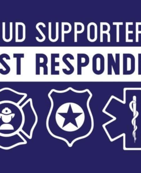 Proud Supporter of First Responders Decal