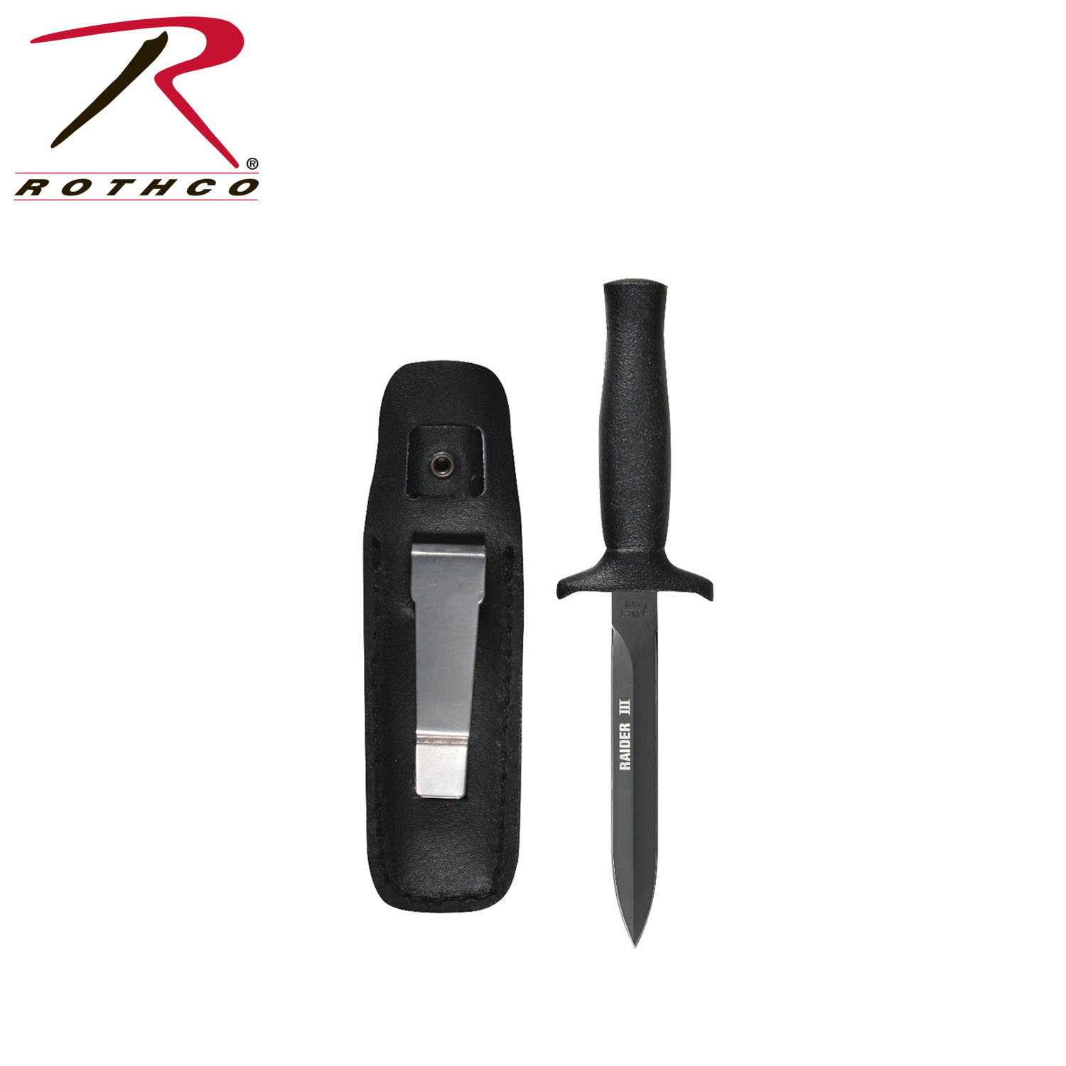 Rothco Raider III Boot Knife - Black