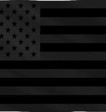 Black USA 3 x 5 Embroidered Flag