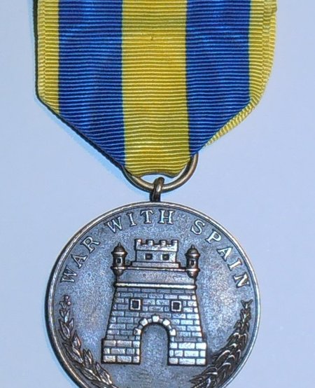 War with Spain Medal