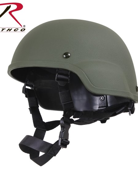 Olive Drab ABS Mich 2000 Replica Tactical Helmet
