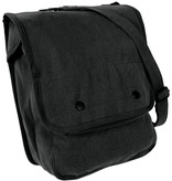 Rothco Black Canvas Map Case Shoulder Bag