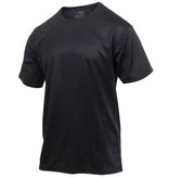 Rothco Black Quick Dry Moisture Wicking T-shirt