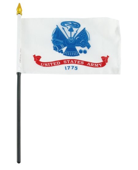 4" x 6" US Army Stick Flag