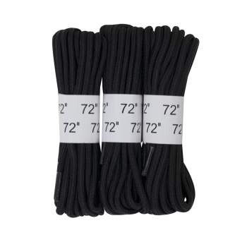 Rothco 3 Pack of 72" Black Boot Laces