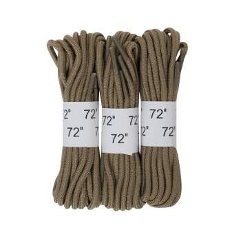 Rothco 3 Pack of 72" Coyote Brown Boot Laces
