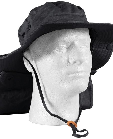 Advanced Hot Weather Black Boonie Hat
