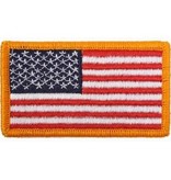 Rothco Red, White & Blue with Yellow Border American Flag Velcro Patch