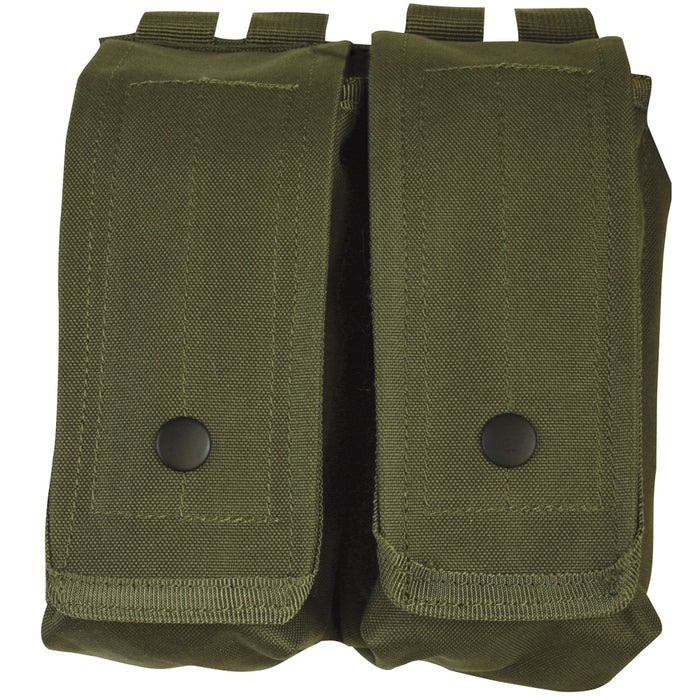 Fox Outdoor Products Dual AR-15/AK-47 Olive Drab Mag Pouch