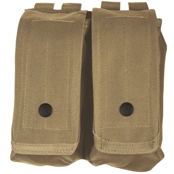 Fox Outdoor Products Dual AR-15/AK-47 Coyote Brown Mag Pouch