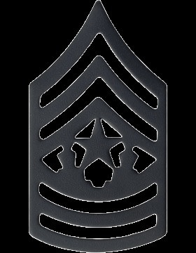 Military US Army Black Command Sergeant Major Insignia (E-9)