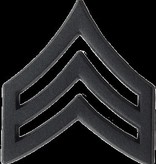 Military US Army Black Sergeant Insignia (E-5)