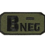 Fox Outdoor Products Olive Drab B Negative Blood Type Patch