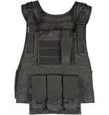 Fox Outdoor Products Big & Tall Modular Black Plate Carrier Vest