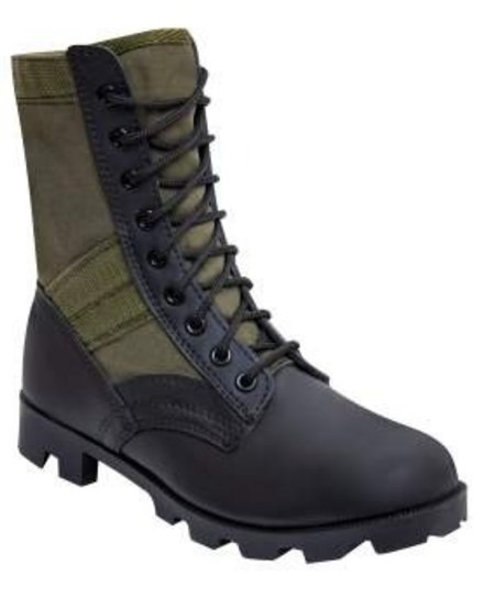 Military Style Olive Drab Jungle Boots