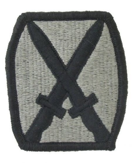 10th Infantry Mountain Division Patch Velcro ACU