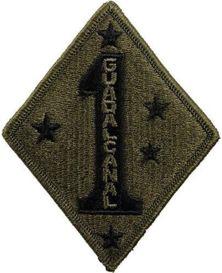 1st Marine Division Subdued Sew On Patch