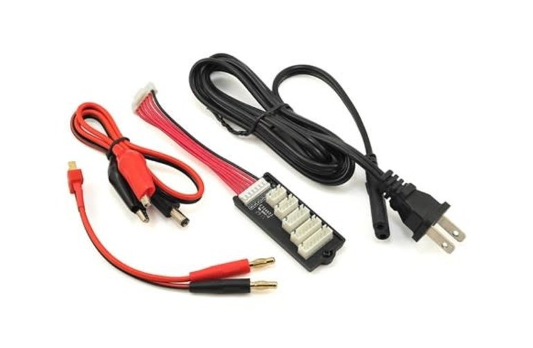 3 Tipos de bater/ía RC Lipo Cargador equilibrado Digital Accesorio de Control Remoto con Cables Enchufe T Victool Cargador equilibrado RC