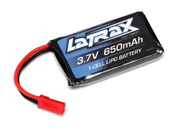 Traxxas Latrax 6637 Battery, LaTrax, 650mAh, LiPo 3.7v 1s
