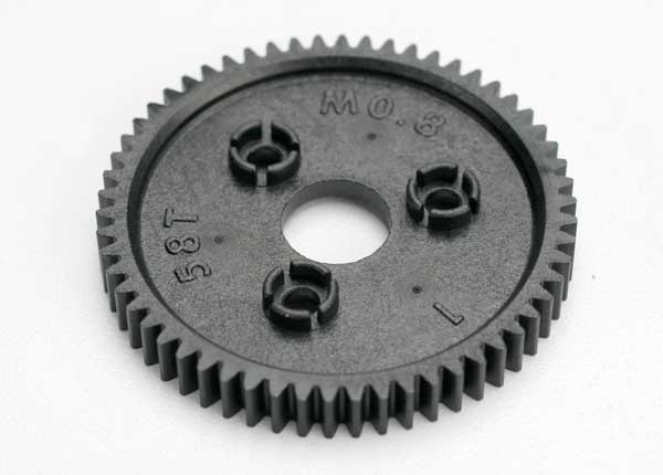 Traxxas 3958 Spur gear, 58-tooth (0.8 metric pitch, compatible with 32-pitch)