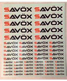 Savox Savox Logo Sticker Sheet 190 x 230 mm