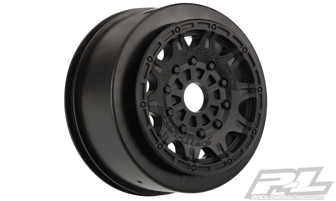 Proline Racing Raid 2.2"/3.0" Black Wheels for SC with 17mm Hex