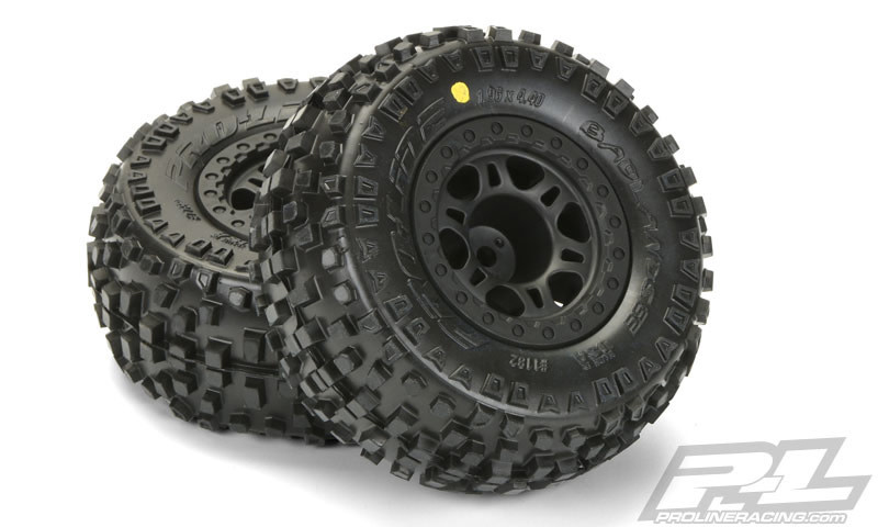 Proline Racing Pro-Line Badlands SC Tires w/Split Six Wheels (2) (Black) (Slash Front) (M2)