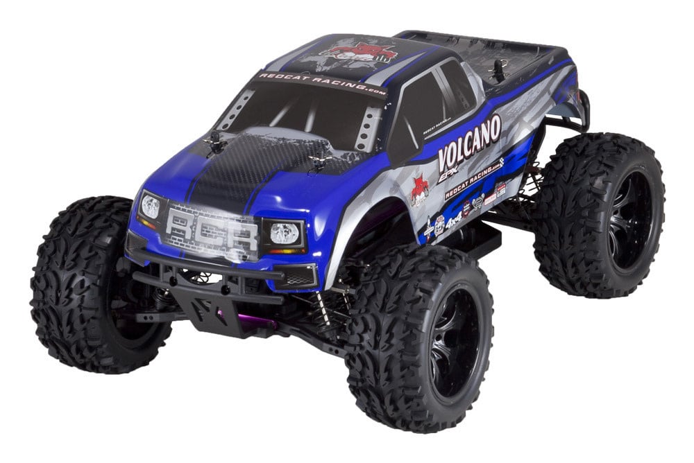 Redcat Racing Blue Volcano EPX 1/10 Scale Rc Brushed Electric Monster Truck