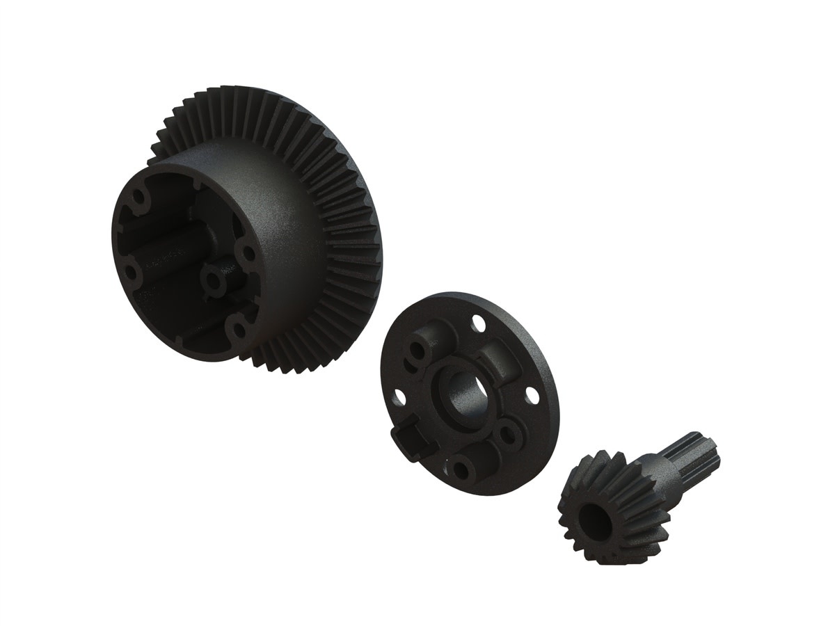 Arrma DIFF CASE, 49T MAIN GEAR AND 17T INPUT GEAR (1 set) #AR310802 (ARAC4025)