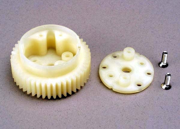 Traxxas 4181 Differential gear (45-tooth)/ side cover plate & screws