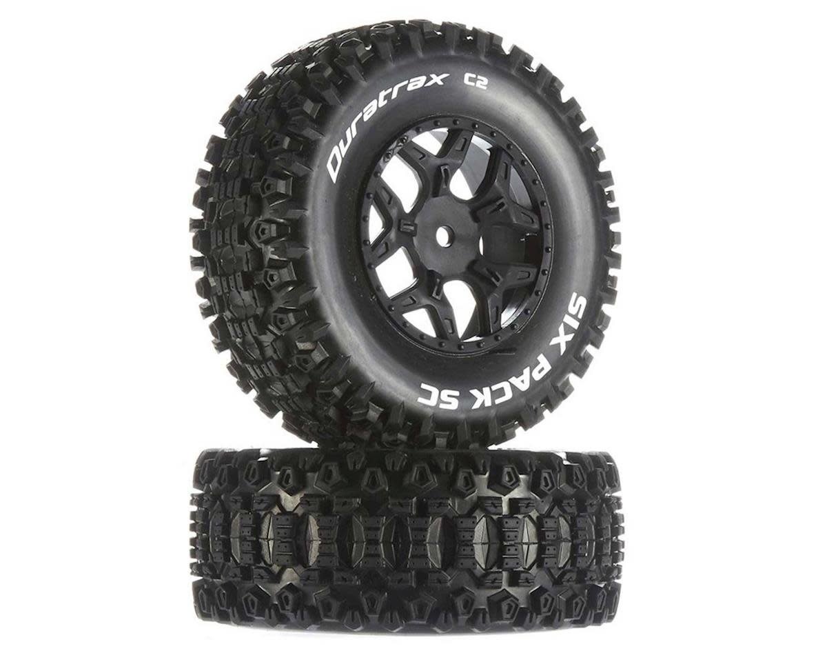DTX Duratrax DTXC3865 Six Pack SC RC Tires C2 Mounted Losi SCTE 4x4 (2)