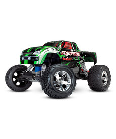 Traxxas 36054-4-GRN Stampede®: 1/10 Scale Monster Truck. Ready-to-Race® with TQ 2.4GHz radio system and XL-5 ESC (fwd/rev).