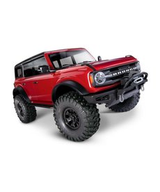 Traxxas 92076-4-RED TRX-4 Scale & Trail Crawler Truck W 2021 Ford Bronco Body 1/10 Scale 4WD Electric RTR with TQi Link Enabled 2.4GHz Radio, XL-5 HV ESC, Titan 550 motor
