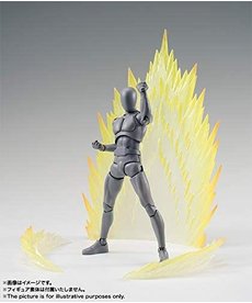Bandai Energy Aura Yellow Version Tamashii Action Figure Effect