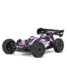 Arrma 1/8 TLR Tuned TYPHON 4WD Roller Buggy, Pink/Purple No Electronics