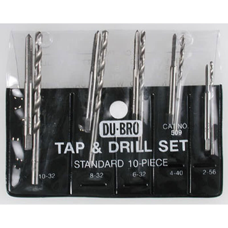 Dubro DUB509 Tap & Drill Set, Standard