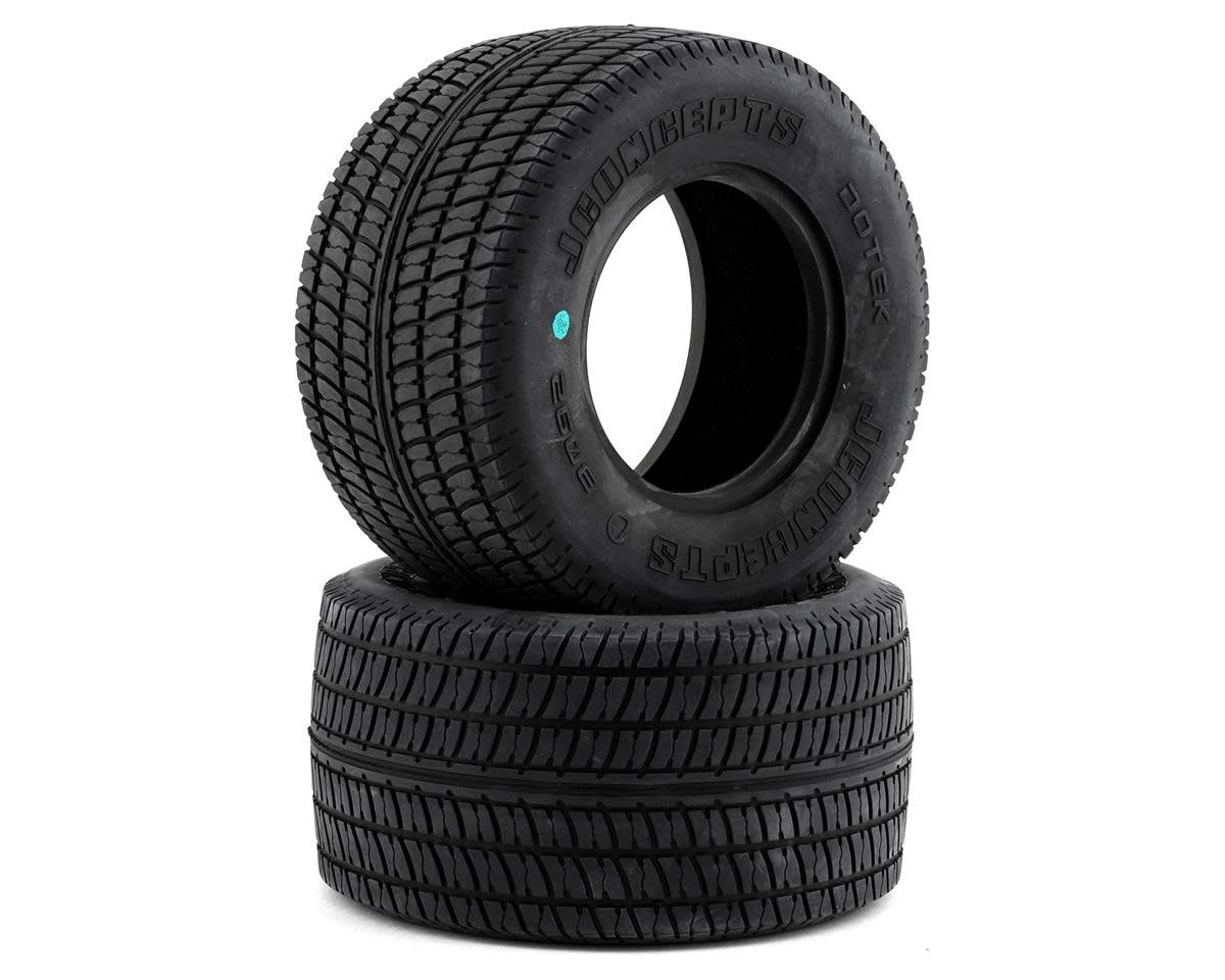 JConcepts 3092-02 JConcepts Dotek Street Eliminator SCT Drag Racing Rear Tires (2) Green
