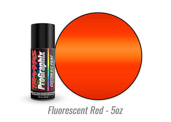 Traxxas 5067 Spray paint, fluorescent red (5oz)