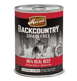 Merrick Merrick Backcountry Grain Free 96% Real Beef Canned Dog Food- 12.7 oz.