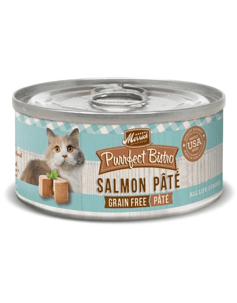 Merrick Merrick Purrfect Bistro Grain Free Salmon Pate Canned Cat Food 3 oz