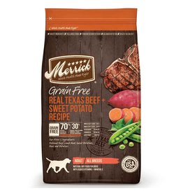 Merrick Merrick Grain-Free Real Texas Beef & Sweet Potato Recipe Dry Dog Food- 4 lb.