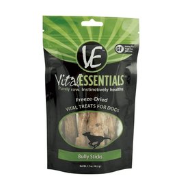 Vital Essentials Vital Essentials Bully Sticks Freeze-Dried Dog Treats- 1.7 oz. bag 5PK
