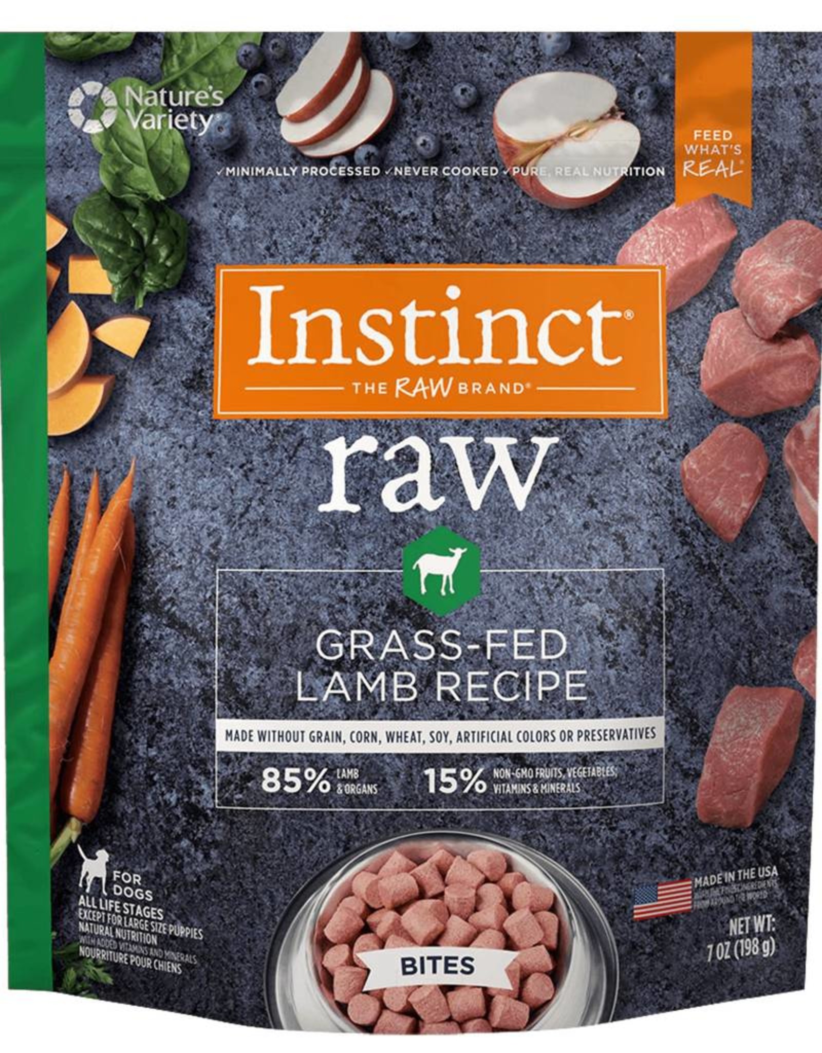 instinct raw lamb