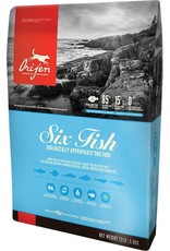 Orijen Orijen Six Fish/ Mackerel,Herring, Flounder, Red Fish, Monkfish & Silver Hake Dry Dog Food-