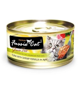 Fussie Cat Fussie Cat Tuna With Shrimp In Aspic Premium Grain Free Canned Cat Food 2.82 oz